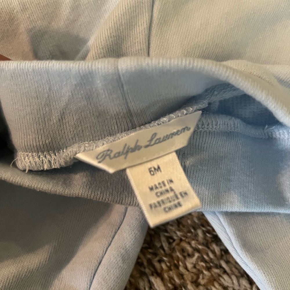 Ralph Lauren pants with baby toy